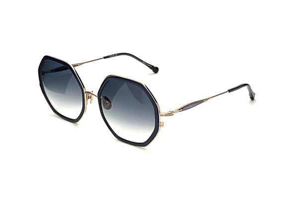 Matsuda - M3162 (Brushed Gold | Dark Navy Crystal)