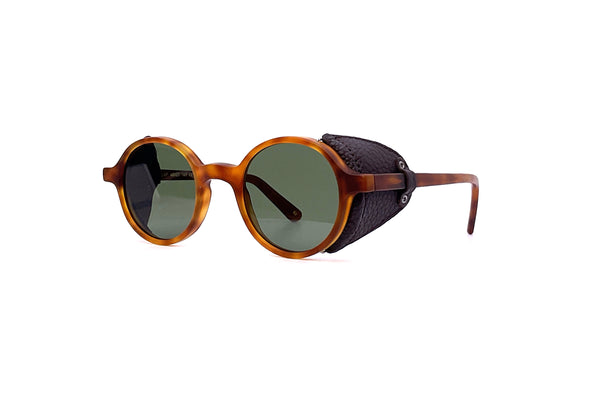 L.G.R - Reunion Flap Large (Havana Chiaro Matt 02 | Brown Leather Flap | Flat Green G15)