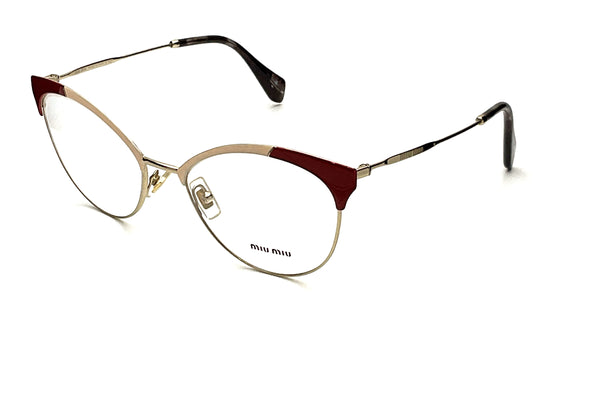 Miu Miu - VMU 50P (Pale Gold/ Powder Red)