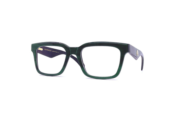 Maybach Eyewear - The Chairman I (22k Mellow Gold Plated | Emerald Green | Clear)