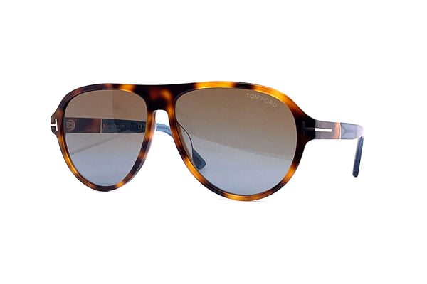 Tom Ford - Quincy (Shiny Dark Havana | Gradient Brown)