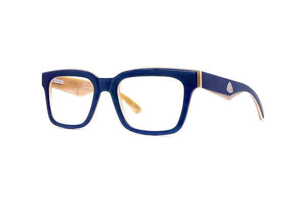 Maybach Eyewear - The Chairman I (Palladium Plated | Blue Pearl | Clear)