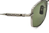 Jeweled Collection - Cutler and Gross x The Great Frog Bowie (Silver/Green) with 0.24ct Diamonds