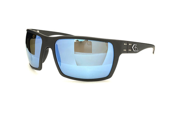 Gatorz - Marauder (Black Cerakote w/Silver Logo | Blue Mirror Polarized)