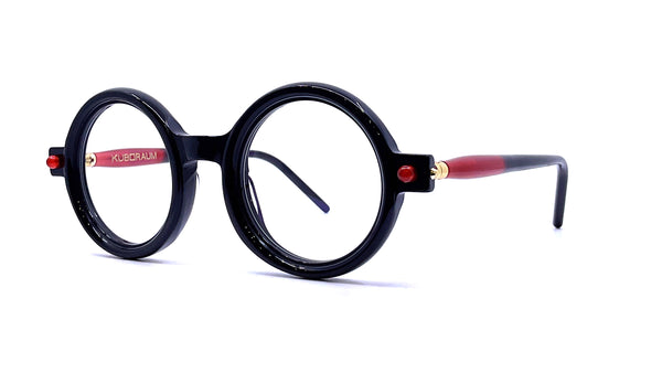 Kuboraum - Mask P1 (Black Shine/Red)