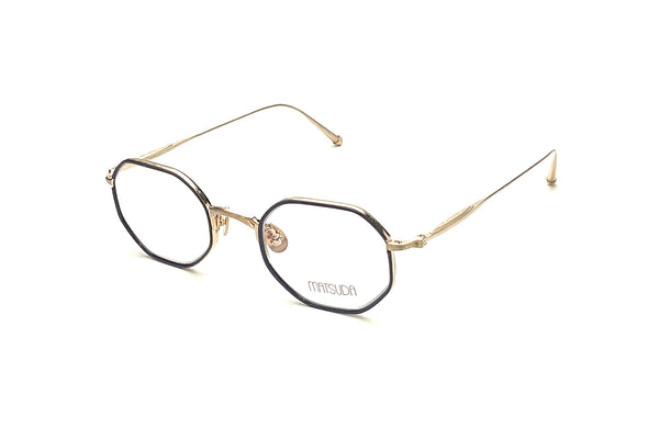 Matsuda - M3086 (Brushed Gold/Navy)