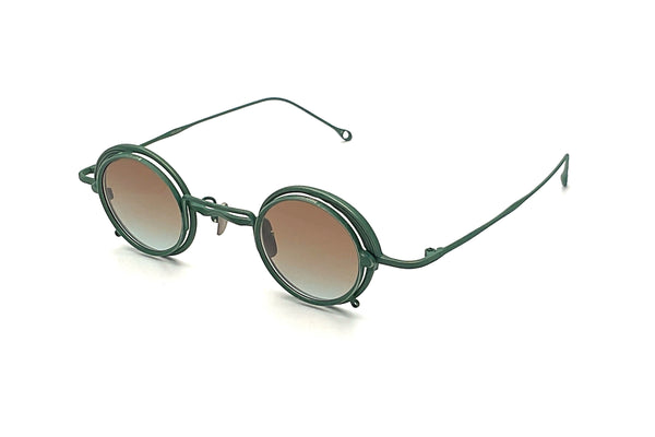 Rigards - RG1008ZC (Dark Green) + Sun Clip (Dark Green | Bronze/Blue Gradient)