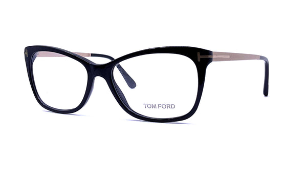 Tom Ford - Slight Rounded Square Opticals TF5353 (Shiny Black)