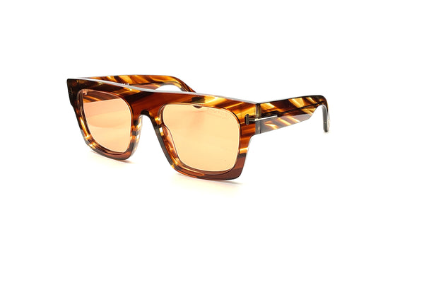 Tom Ford - Fausto TF711 (Shiny Milky Havana)