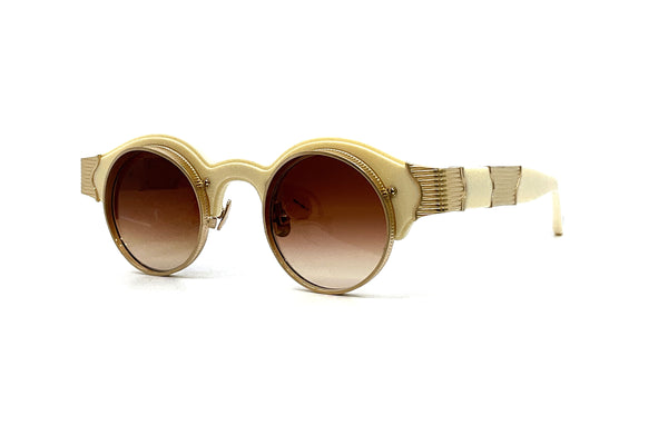 Matsuda - 10605H [43] (Brushed Gold/Matte White)