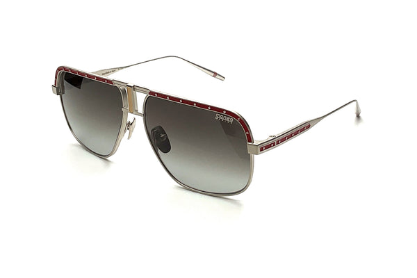 Monza Life Eyewear - Stradale (Matte Silver/Red) Final Sale