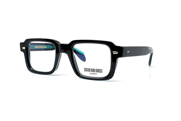 Cutler and Gross - 1393 (Teal on Black)