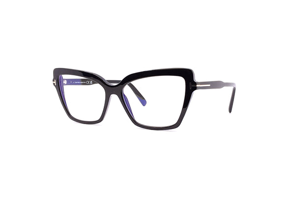 Tom Ford - TF5948-B (Shiny Black) (Blue Control)