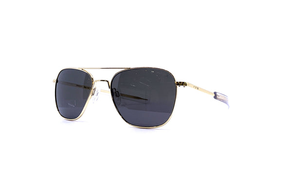 Randolph - Aviator (23k Gold | American Gray Polarized)