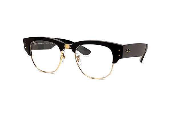 Ray-Ban - Mega Clubmaster Transitions (Polished Black On Gold)