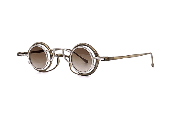 Rigards - RG0105TI (Antique Gold) + Sun Clip (Silver | Bronze Gradient)