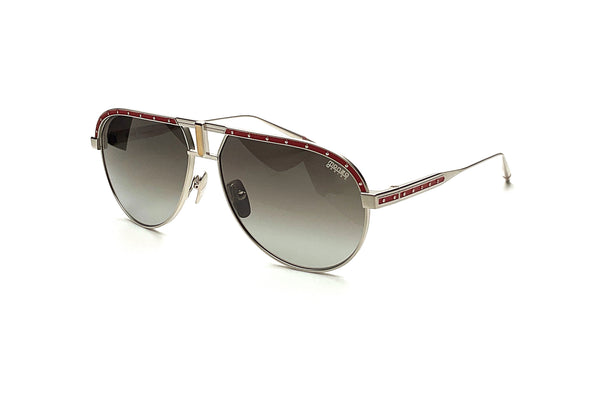 Monza Life Eyewear - Pista (Matte Silver/Red) FInal Sale