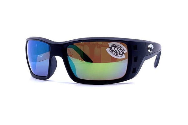 Costa - Permit (Matte Black | Green Mirror Glass)