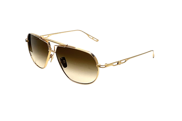 Maybach Eyewear - The Commander I (22k Mellow Gold Plated | Umber Brown Gradient)