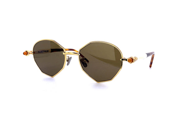 Kuboraum - Mask P71 (Gold/Cream/Tortoise)
