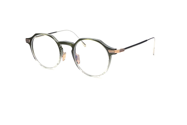 Cutler and Gross - 0008 (Gradient Green on 18K Rose Gold + 18K)