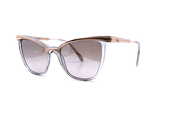 Maybach Eyewear - The Papillon (18k Solid Rose Gold | Transparent | Light Brown Gradient - Flash Mirror)