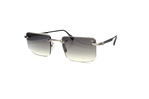 Maybach Eyewear - The Wolf I (Palladium Plated | Black | Blue/Grey Gradient)