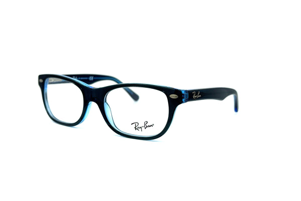 Ray-Ban - [46] RB 1555 Optics Kids (Polished Blue | Clear)