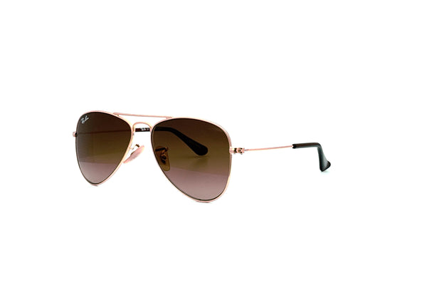 Ray-Ban - Aviator Kids [50] (Arista Gold | Brown)