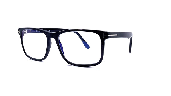 Tom Ford - Blue Block Square Opticals TF5752-B (Shiny Black)
