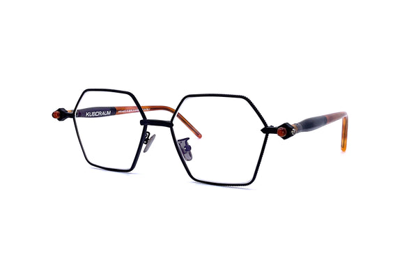 Kuboraum - Mask P70 (Black Matte/Black Shine/Light Tortoise)