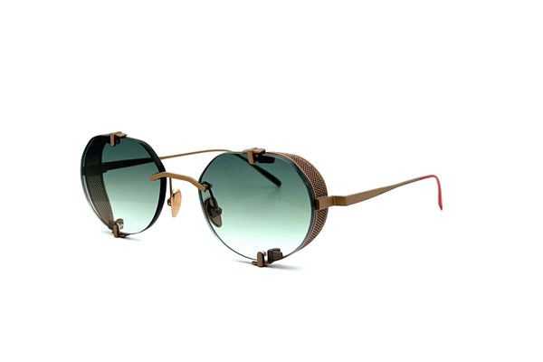 Vysen - Uttar (Champagne Rose Gold Matte Titanium | Green Gradient)
