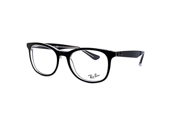 Ray-Ban - RB5356 Optics (Polished Black On Transparent)