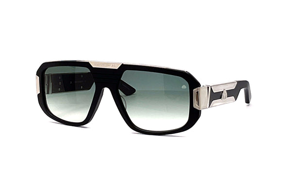 Maybach Eyewear - The Boss II (Palladium Plated | Black Velvet | Green Gradient)