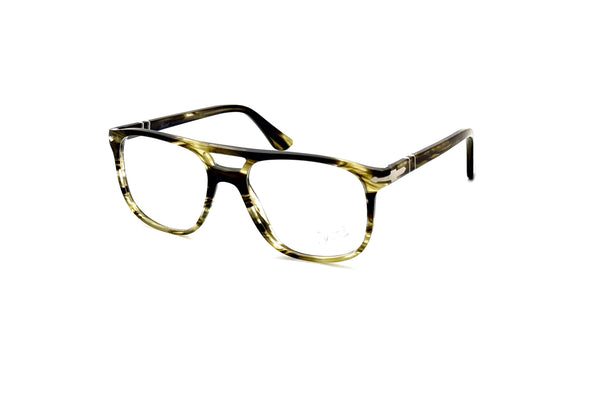 Persol - Greta [54] (Striped Black & Olive Green)