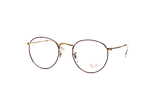 Ray-Ban - Round Metal Optics (Polished Red)