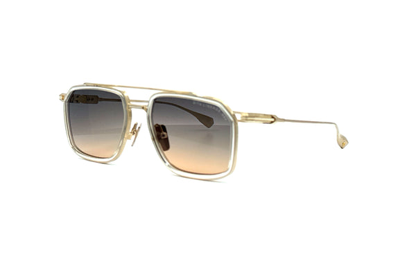 Dita - Lineage.99x (Brushed White Gold - Crystal Clear - Yellow Gold | Grey to Peach Gradient)