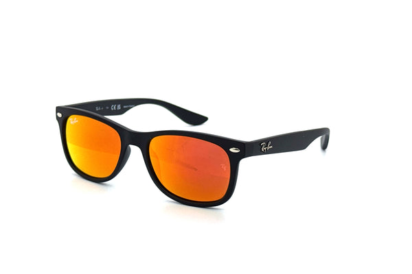 Ray-Ban - Junoir New Wayfarer (Black | Red Mirror Brown)