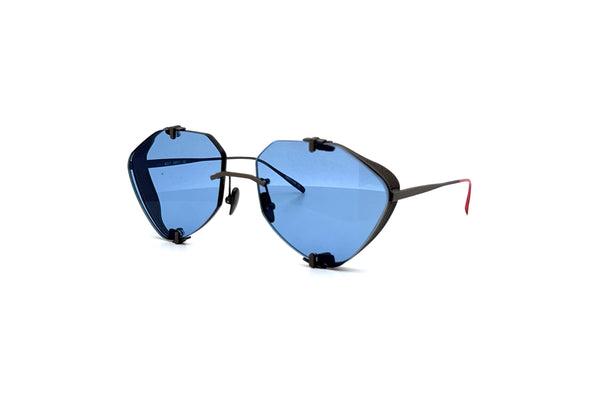 Vysen - Khoid (Gun Metal Matte Titanium | Clear Blue)