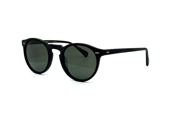 Oliver Peoples - Gregory Peck Sun (Semi-Matte Black Acetate | Dark Grey Polar Crystal)