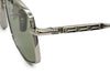 Jeweled Collection - Cutler and Gross x The Great Frog Bowie (Silver/Green) with 0.24ct Diamonds