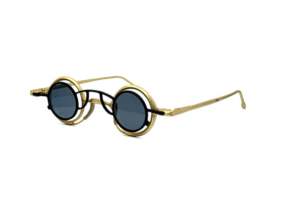 Rigards - RG0105TI (Antique Gold) + Sun Clip (Black | Blue)