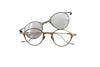 Rigards - RG1038TI (Gold) + Sun Clip (Titanium | Light Grey)