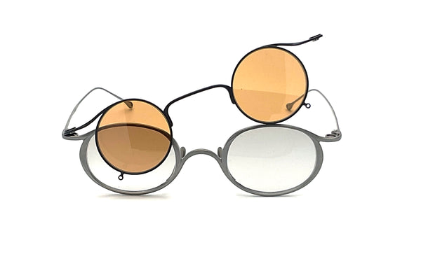Rigards x Ziggy Chen - RG1943ZC (Antique Titanium) + Sun Clip (Black | Salmon)