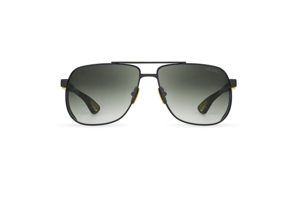 BUGATTI - 100 (Matte Black/24K Yellow Gold/Green Marble Acetate | G15 Gradient)