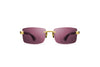 BUGATTI - 36C (24K Yellow Gold/Black Pearl Acetate | Burgundy Lens)