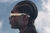Maybach Eyewear - The Boss II (22k Mellow Gold Plated | White Marble/Black | Umber Brown) Limited Edition