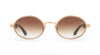 Maybach Eyewear - The Producer I (22k Mellow Gold Plated | Vavona Burr/Ebony/Turquoise BEM | Light Bronze Gradient)