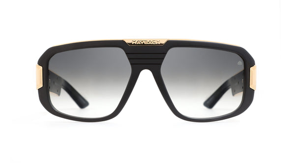 Maybach Eyewear - The Boss II (22k Mellow Gold | Black Velvet | Blue Grey Gradient)