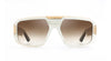 Maybach Eyewear - The Boss II (22k Mellow Gold Plated | White Marble/Black | Umber Brown) Limited Edition